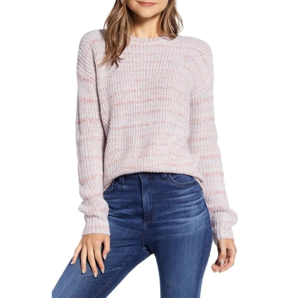 Lucky Brand Pink Knit Pullover
